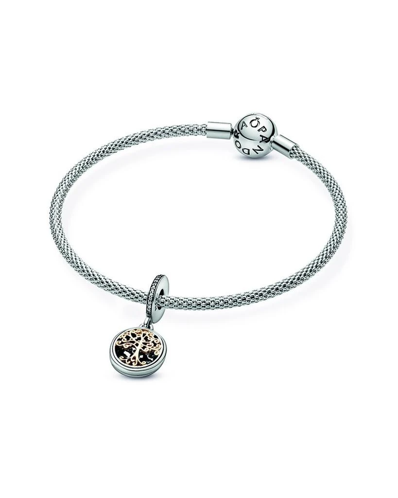 商品PANDORA|Pandora Moments 14K & Silver CZ Family Charm,价格¥593,第5张图片详细描述