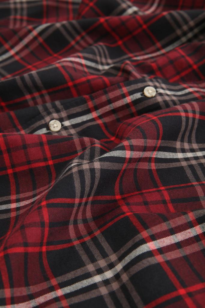 Traditional Madras Cotton Flannel Shirt商品第7张图片规格展示