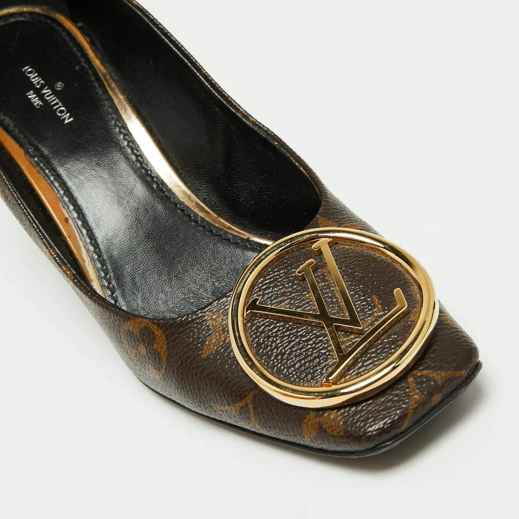 Louis Vuitton Brown Monogram Canvas Madeleine Pumps Size 38 商品