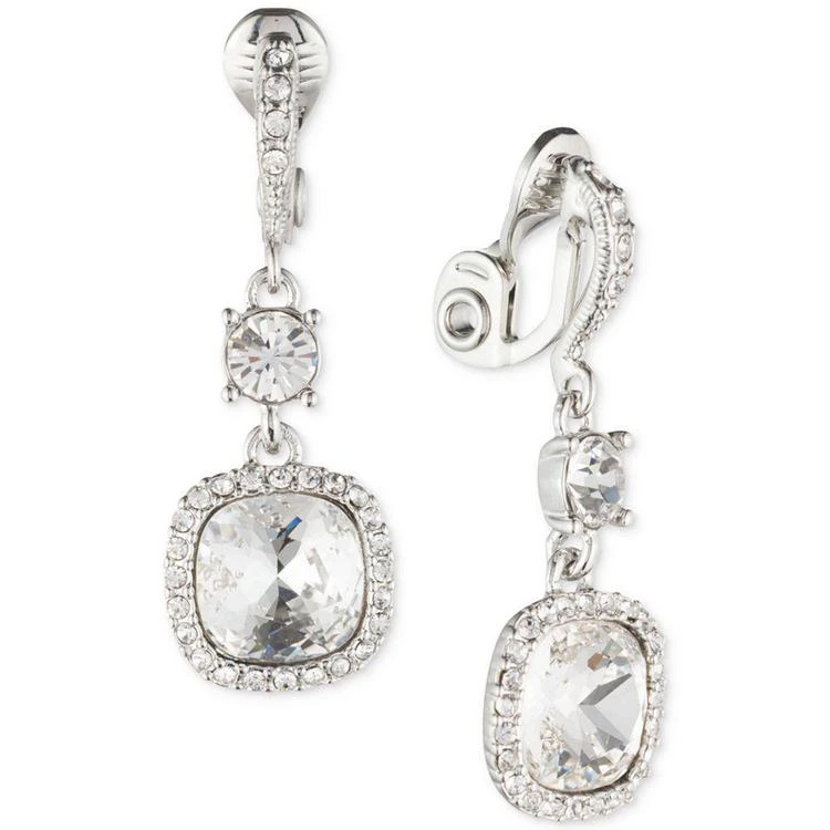 商品Givenchy|Silver-Tone Crystal Double Drop Earrings,价格¥126,第1张图片