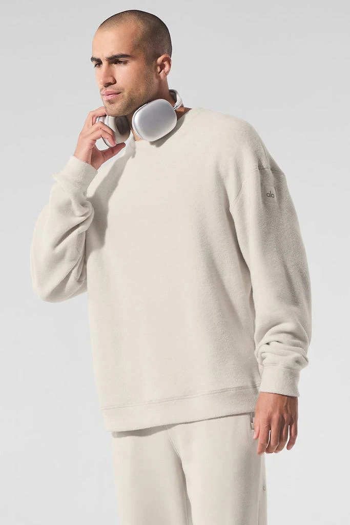 商品Alo|Triumph Restore Crew Neck Sweatshirt - Bone,价格¥685,第4张图片详细描述