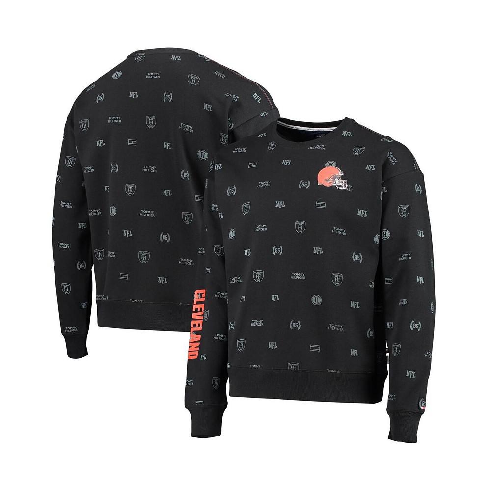 Men's Black Cleveland Browns Reid Graphic Pullover Sweatshirt商品第1张图片规格展示