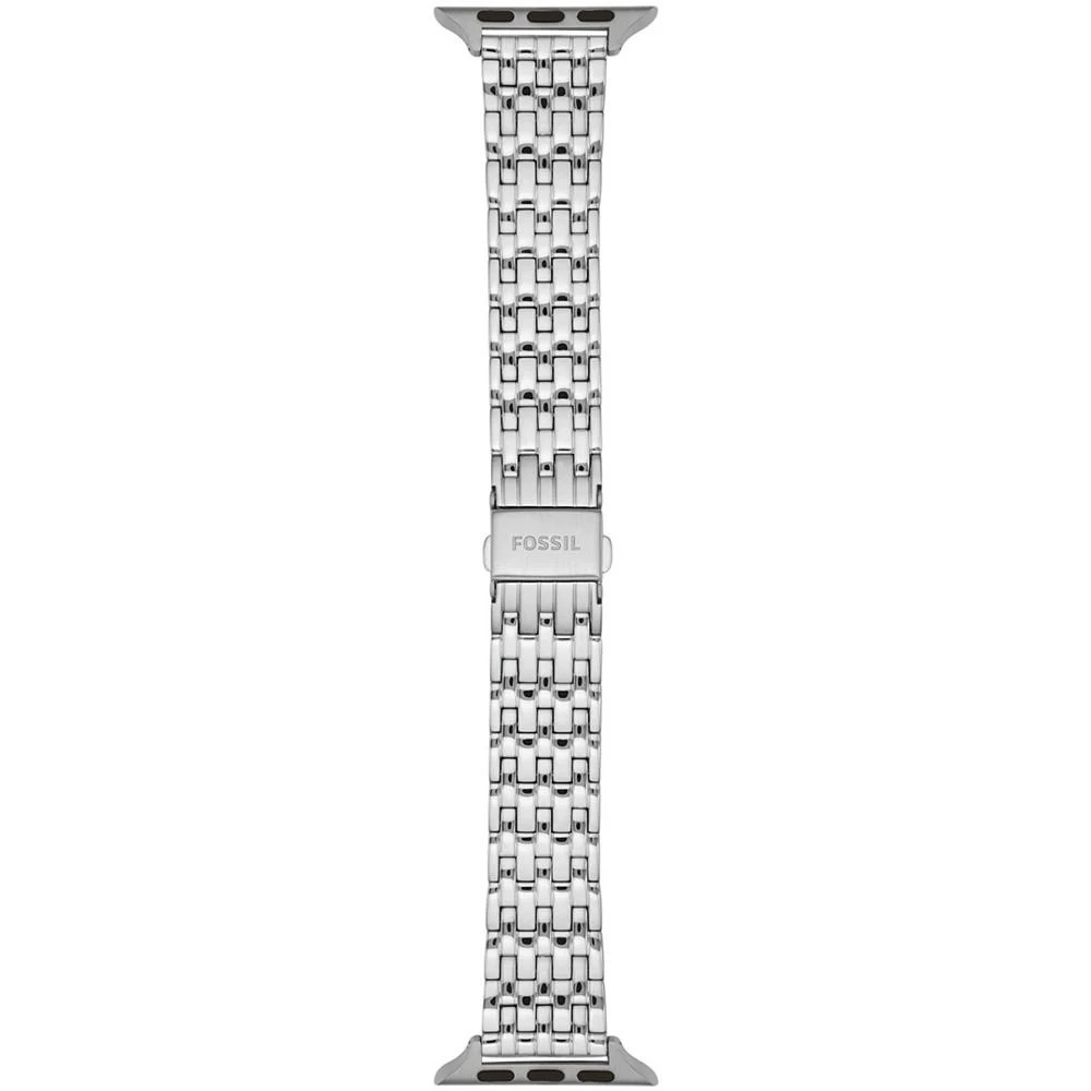 商品Fossil|Silver-Tone Stainless Steel Band for Apple Watch, 38, 40, 41mm,价格¥210,第1张图片