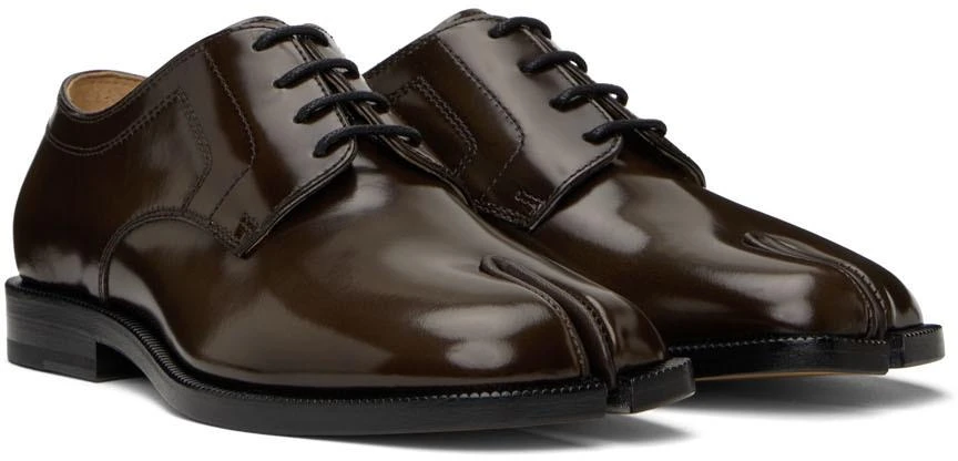 商品MAISON MARGIELA|Brown Leather Tabi Oxfords,价格¥4290,第4张图片详细描述