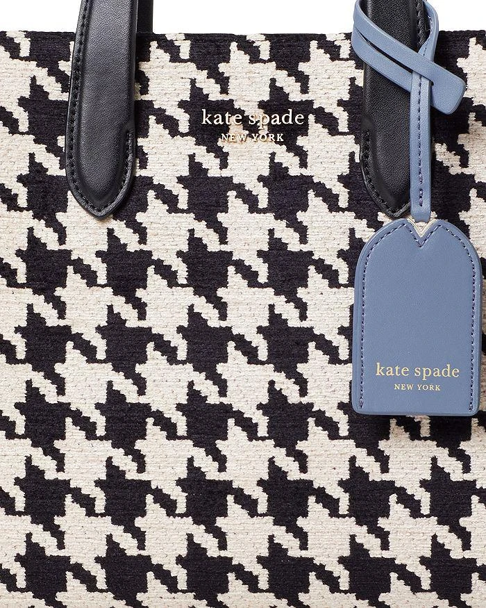 商品Kate Spade|Manhattan Houndstooth Chenille Small Tote,价格¥1882,第3张图片详细描述