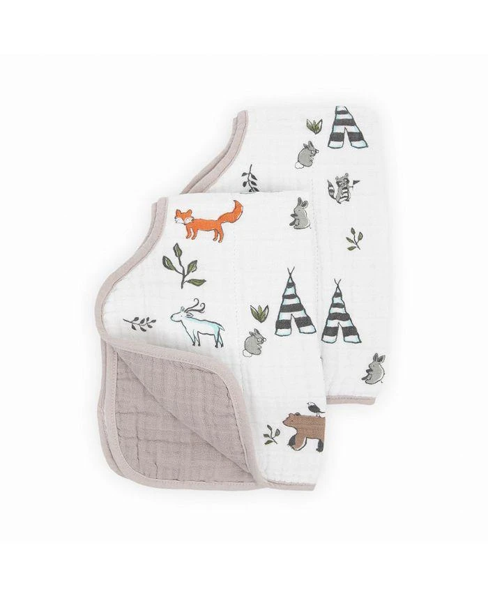 商品Little Unicorn|Unisex Cotton Muslin Burp Cloths, 2 Pack - Baby,价格¥151,第2张图片详细描述