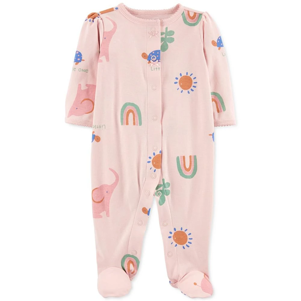 商品Carter's|Baby Girls Butterfly Snap Up Sleep and Play,价格¥68,第1张图片