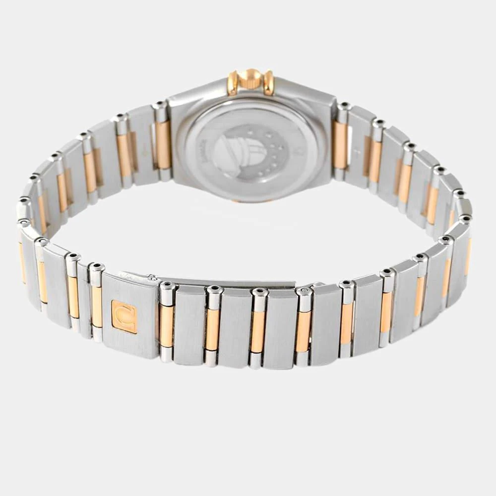 商品[二手商品] Omega|Omega MOP Diamonds 18K Rose Gold And Stainless Steel Constellation My Choice Steel 360.75.00 Women's Wristwatch 22.5 MM,价格¥26731,第5张图片详细描述