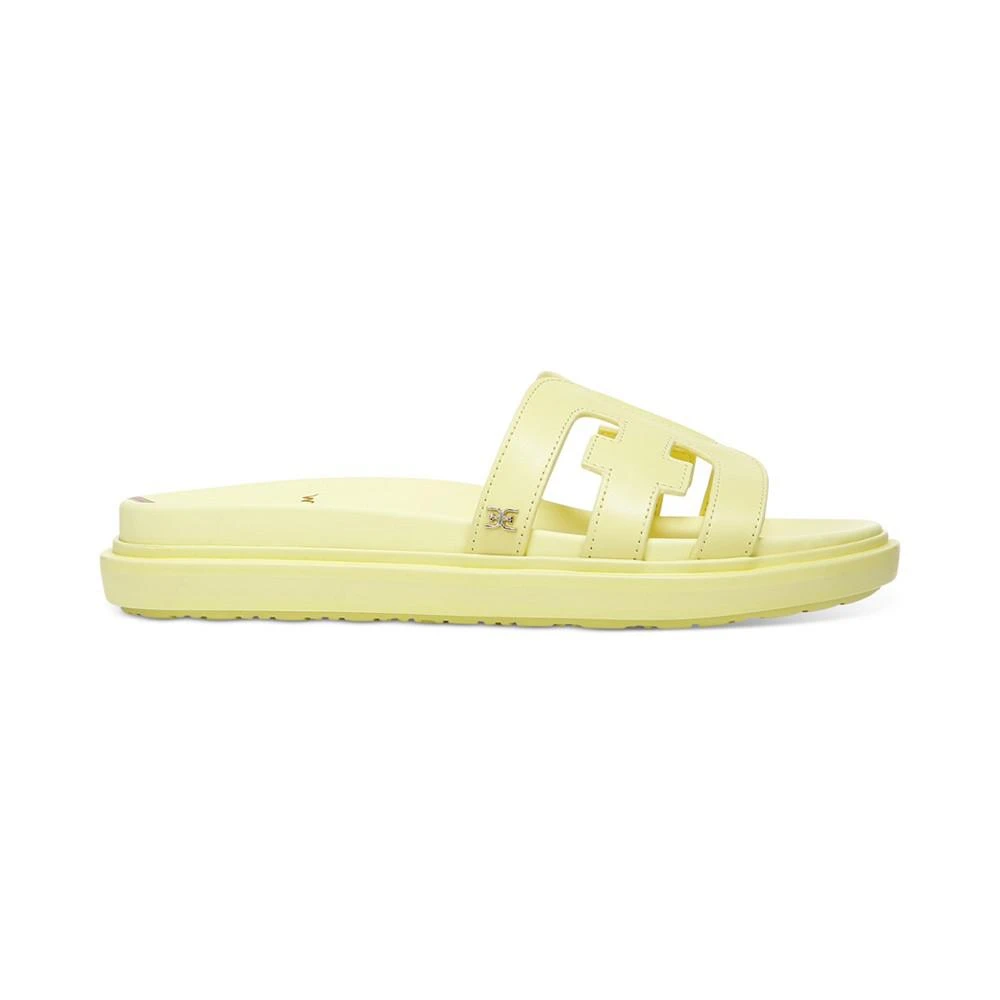 商品Sam Edelman|Women's Valeri Logo Emblem Footbed Slide Sandals,价格¥356,第2张图片详细描述