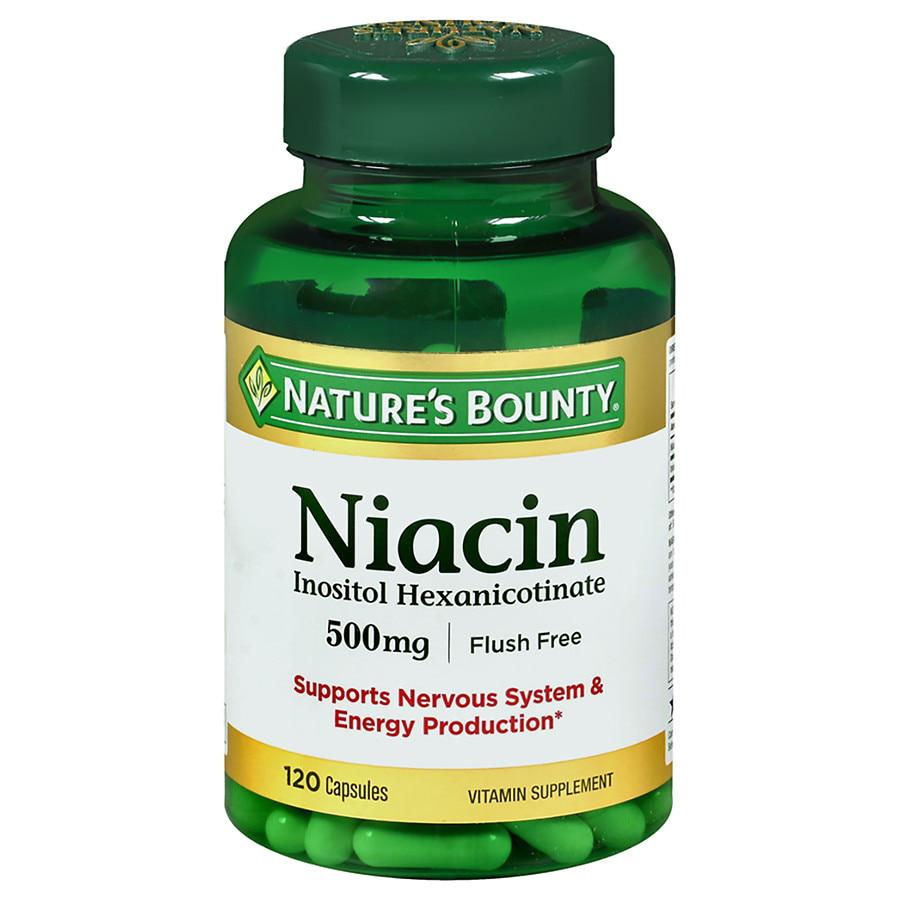 Niacin 500 mg Vitamin Supplement Capsules商品第1张图片规格展示