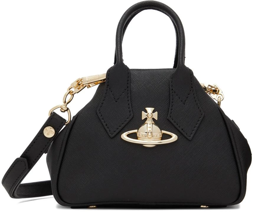 商品Vivienne Westwood|Black Mini Yasmine Top Handle Bag,价格¥2193,第1张图片