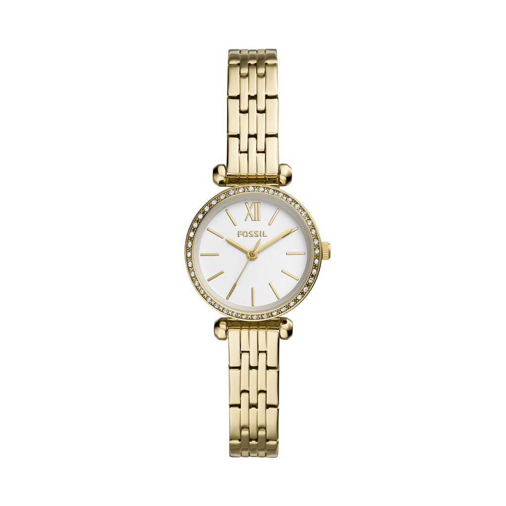 Fossil Women's Tillie Mini Three-Hand, Gold-Tone Stainless Steel Watch商品第1张图片规格展示