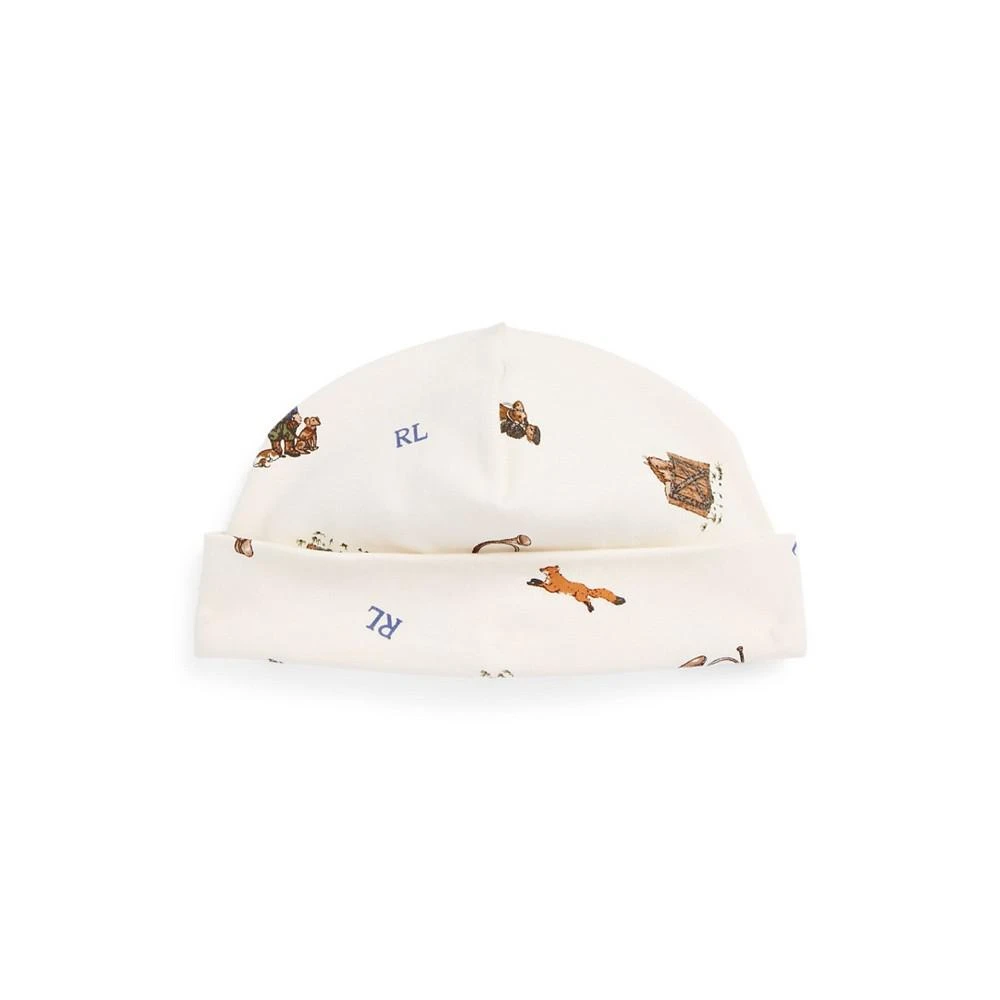 商品Ralph Lauren|Baby Boys Polo Bear Interlock Hat,价格¥58,第1张图片