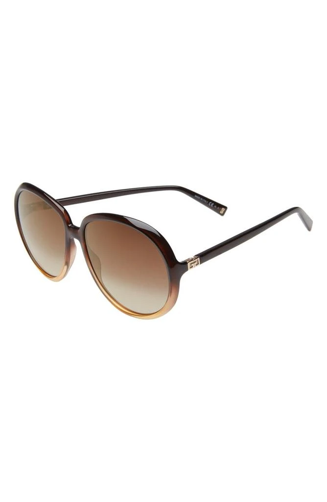 商品Givenchy|61mm Gradient Round Sunglasses,价格¥298,第2张图片详细描述