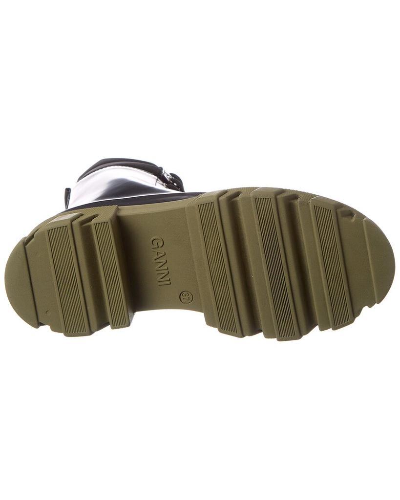 商品Ganni|GANNI Quilted Nylon & Leather Combat Boot,价格¥1820,第6张图片详细描述