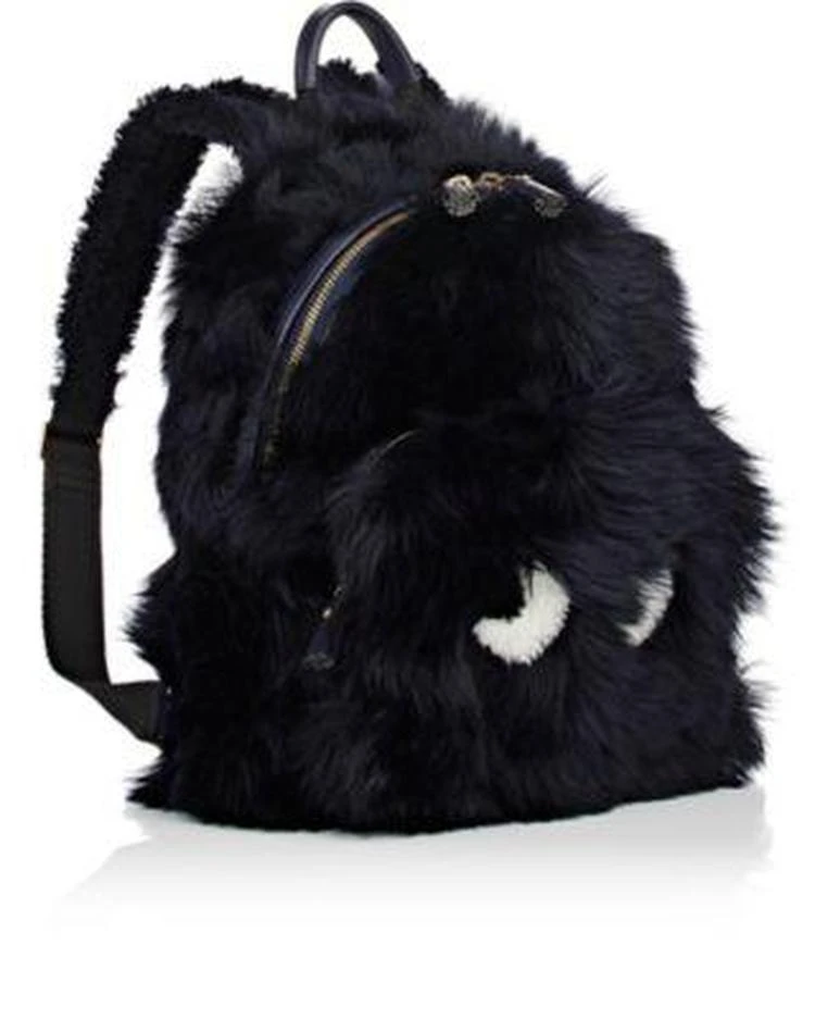 商品Anya Hindmarch|Eyes Shearling Mini-Backpack,价格¥8247,第3张图片详细描述