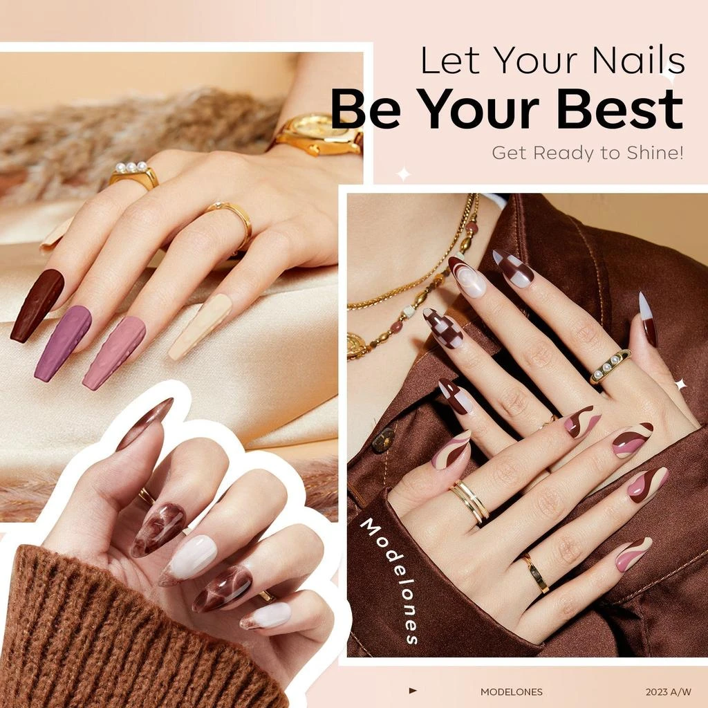 6 Shades Gel Nail Polish Set Collection 商品