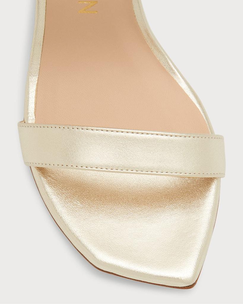 商品Stuart Weitzman|Piper Pearly-Buckle Slide Sandals,价格¥3383,第7张图片详细描述