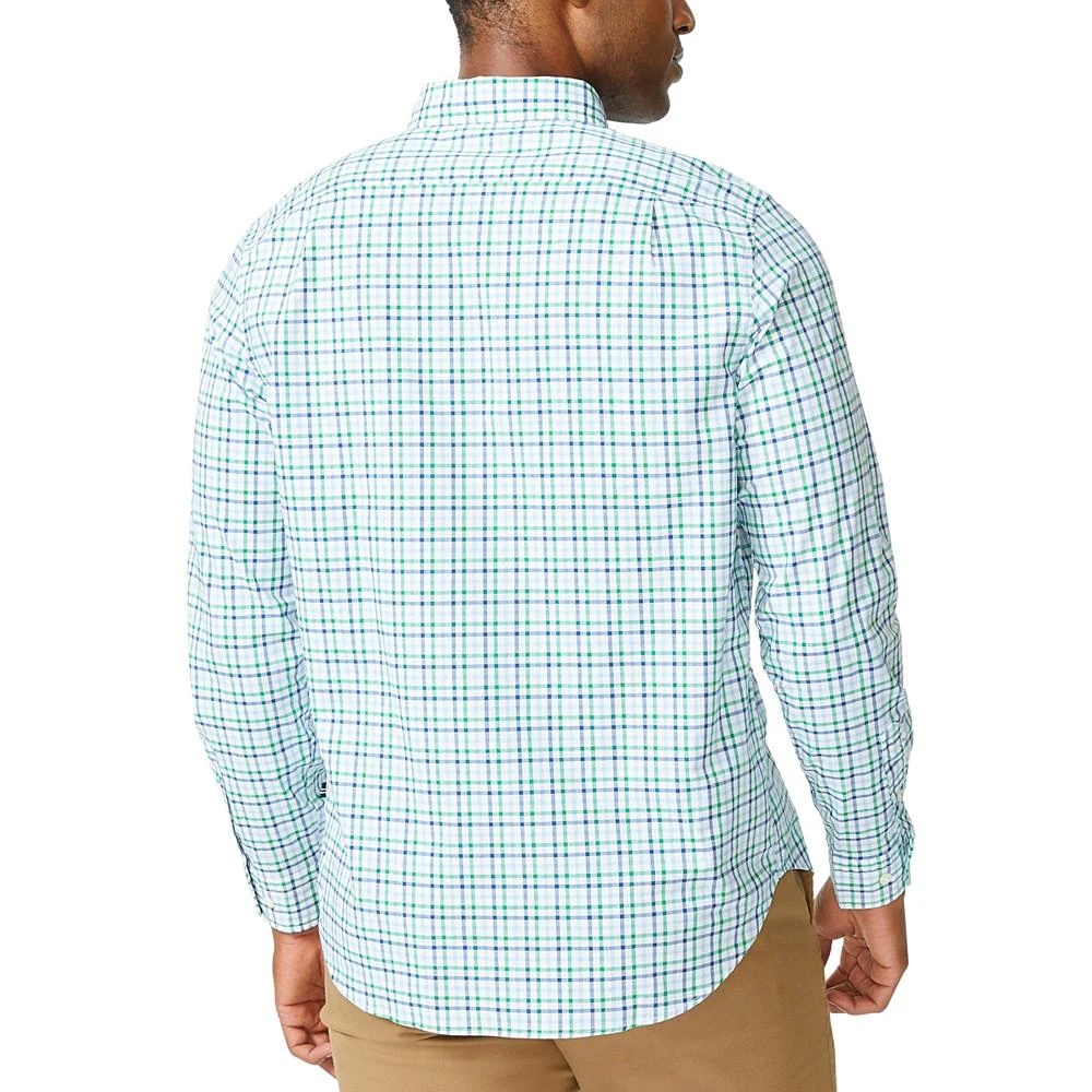 商品Nautica|Men's Classic-Fit Long-Sleeve Gingham Poplin Shirt,价格¥520,第2张图片详细描述