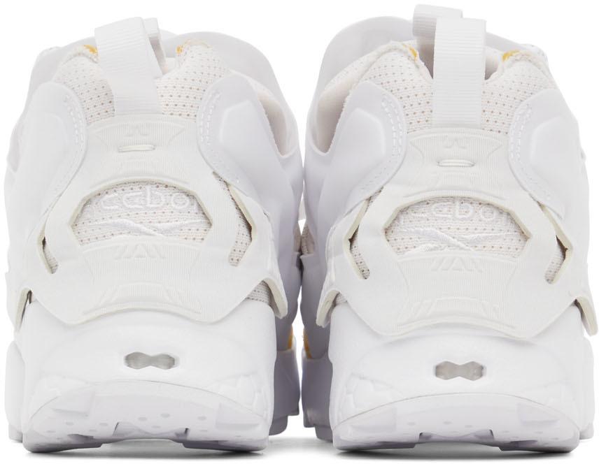 White Reebok Classics Edition Instapump Fury Memory Of Sneakers商品第2张图片规格展示