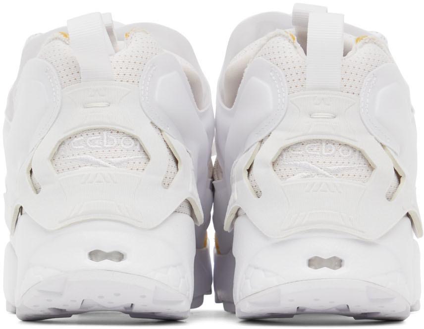 商品MAISON MARGIELA|White Reebok Classics Edition Instapump Fury Memory Of Sneakers,价格¥3502,第4张图片详细描述