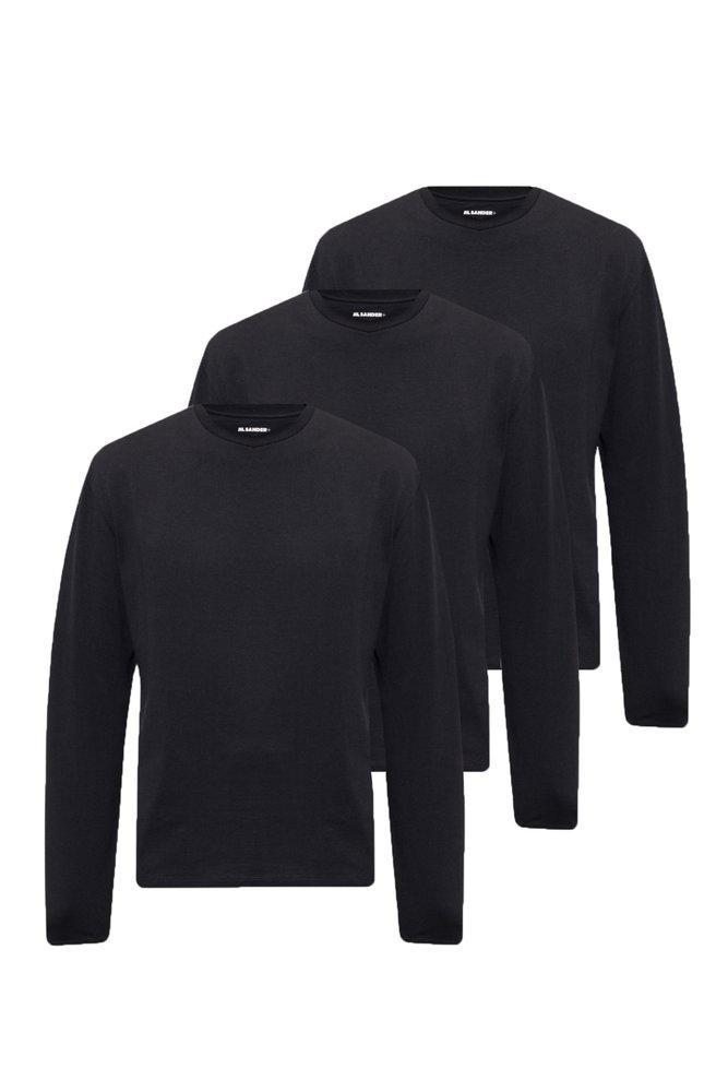 商品Jil Sander|Jil Sander 3 Pack Long-Sleeved T-Shirt,价格¥2193,第1张图片
