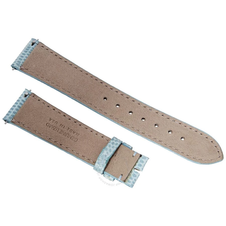 商品Hadley Roma|Shiny Sky Blue Lizard Leather Strap,价格¥261,第2张图片详细描述