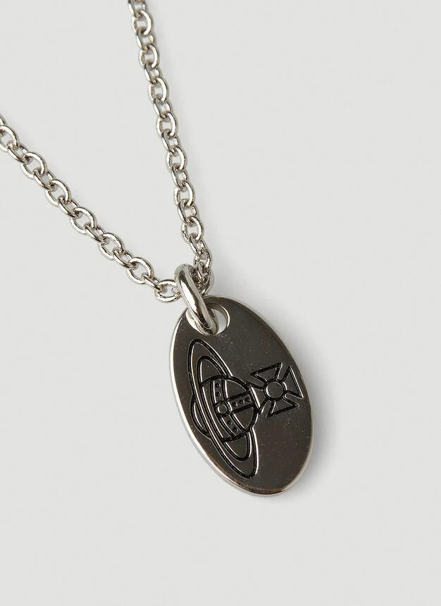 商品Vivienne Westwood|Tag Pendant Necklace in Silver,价格¥628,第4张图片详细描述