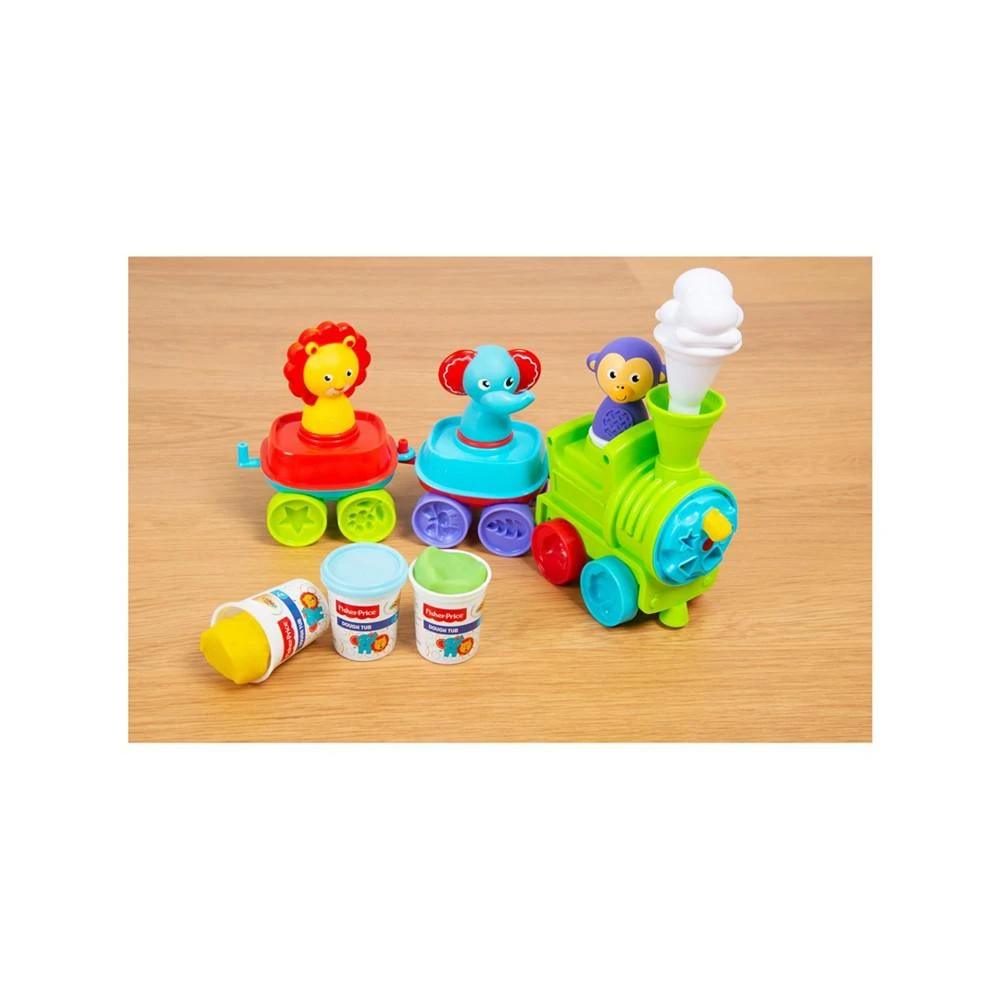 商品Fisher Price|Fisher Price Train Dough with 3 Pots of Dough and 3 Animal Stamps Set,价格¥133,第3张图片详细描述