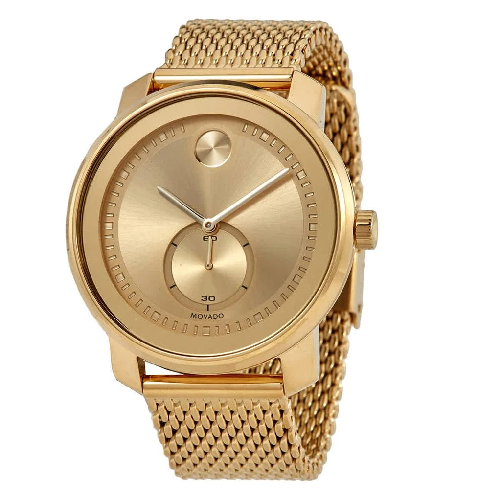 商品Movado|Movado Bold Quartz Gold Dial Mens Watch 3600678,价格¥2447,第1张图片