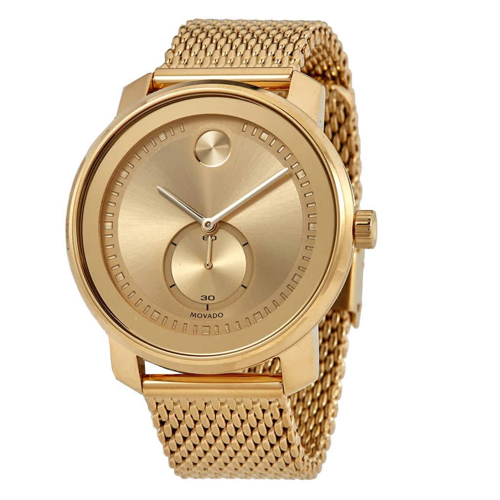 商品Movado|Movado Bold Quartz Gold Dial Mens Watch 3600678,价格¥2607,第1张图片