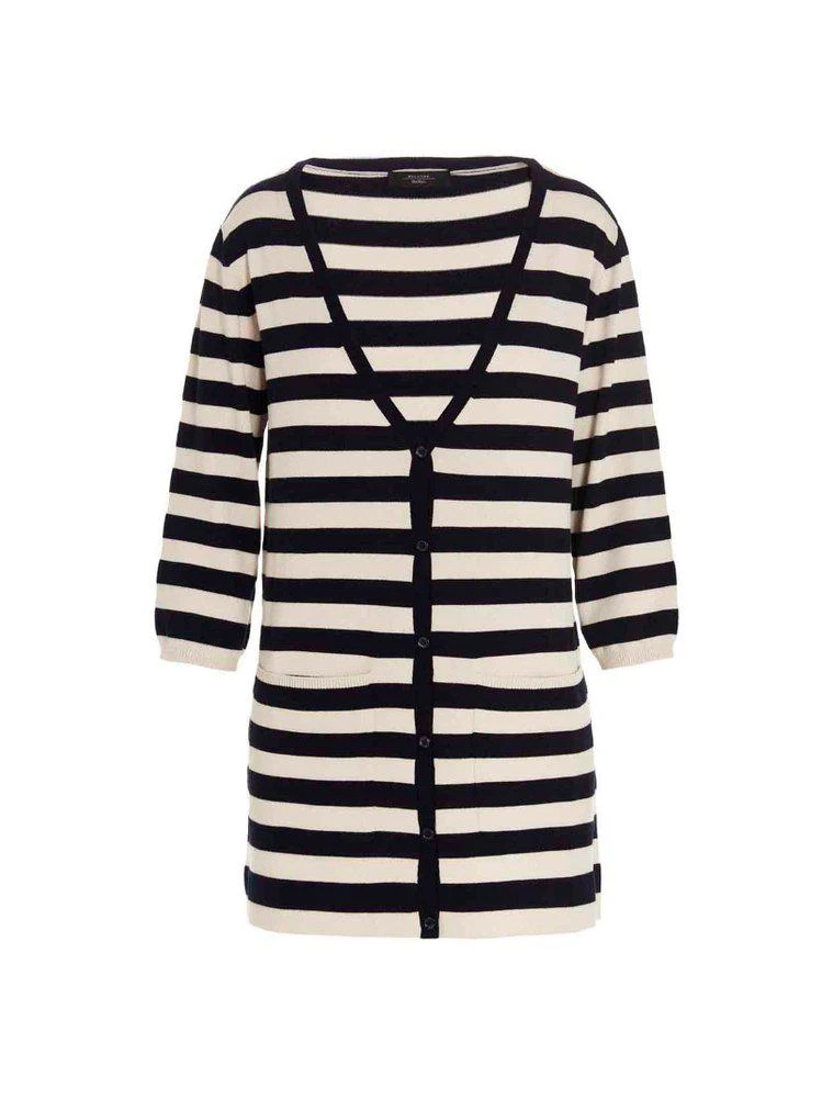 商品Weekend Max Mara|Weekend Max Mara Striped Buttoned Cardigan,价格¥534,第1张图片