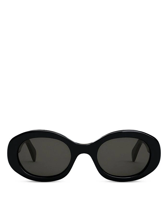 商品Celine|Triomphe Oval Sunglasses, 52mm,价格¥3837,第2张图片详细描述