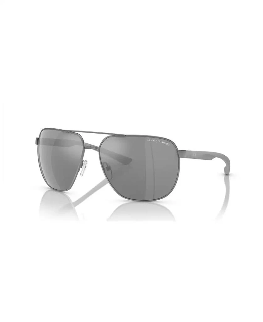 商品Armani Exchange|Men's Polarized Sunglasses, Mirror AX2047S,价格¥793,第1张图片