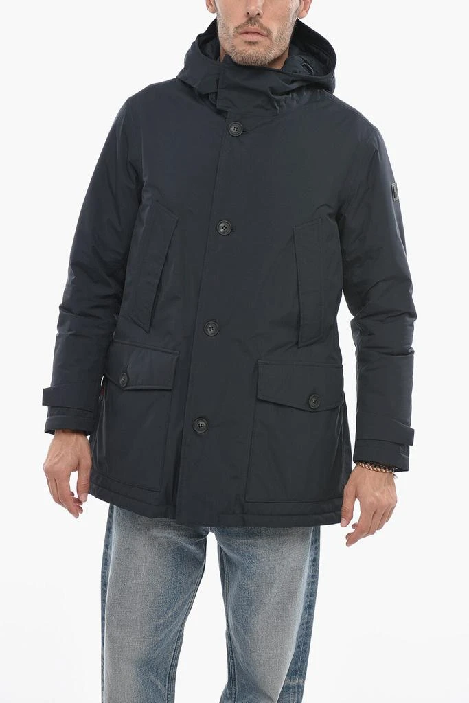 商品Woolrich|Solid Color MARINA Padded Jacket with Hood,价格¥4194,第1张图片