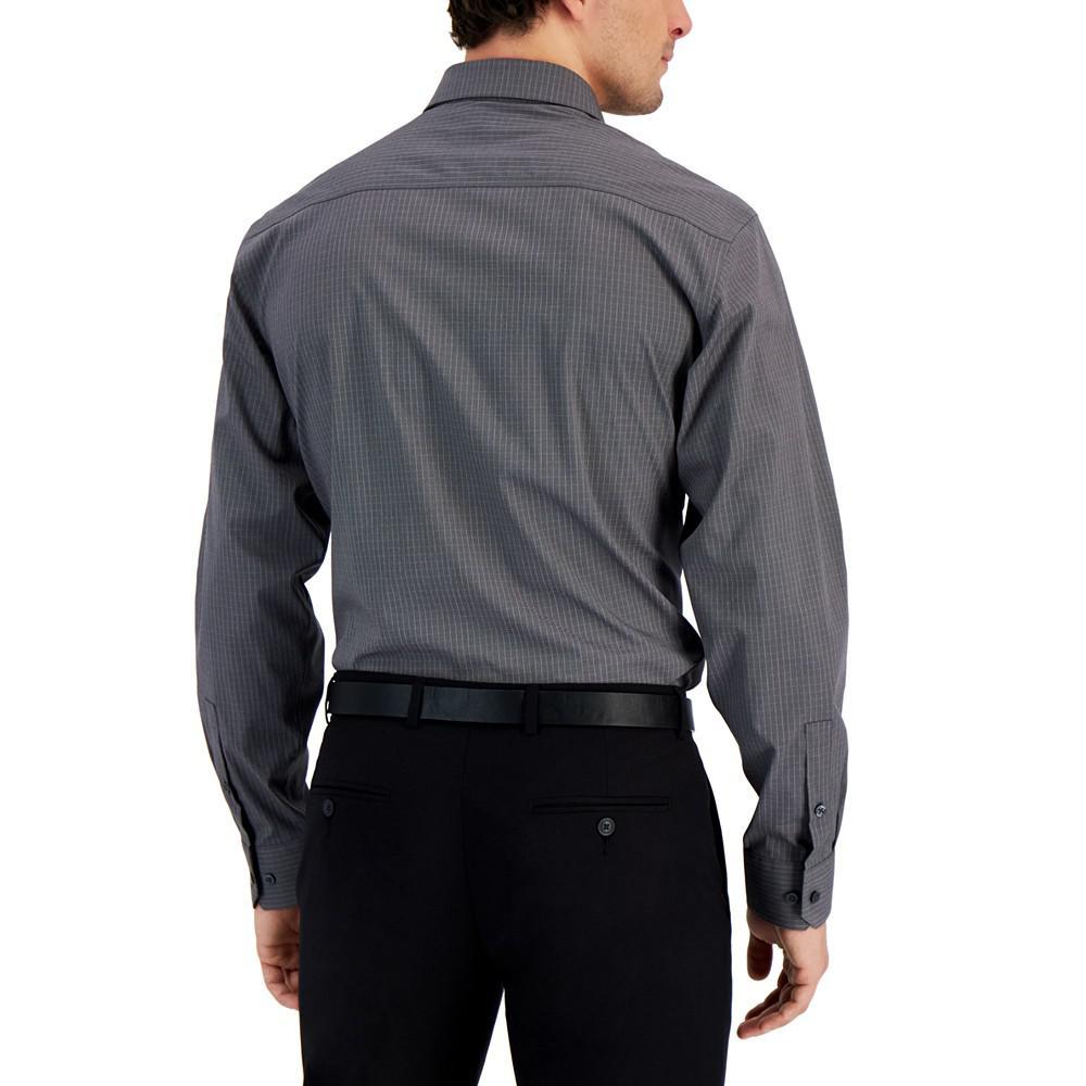 商品Alfani|Men's Regular Fit 2-Way Stretch Stain Resistant Stretch Check Dress Shirt, Created for Macy's,价格¥448,第4张图片详细描述