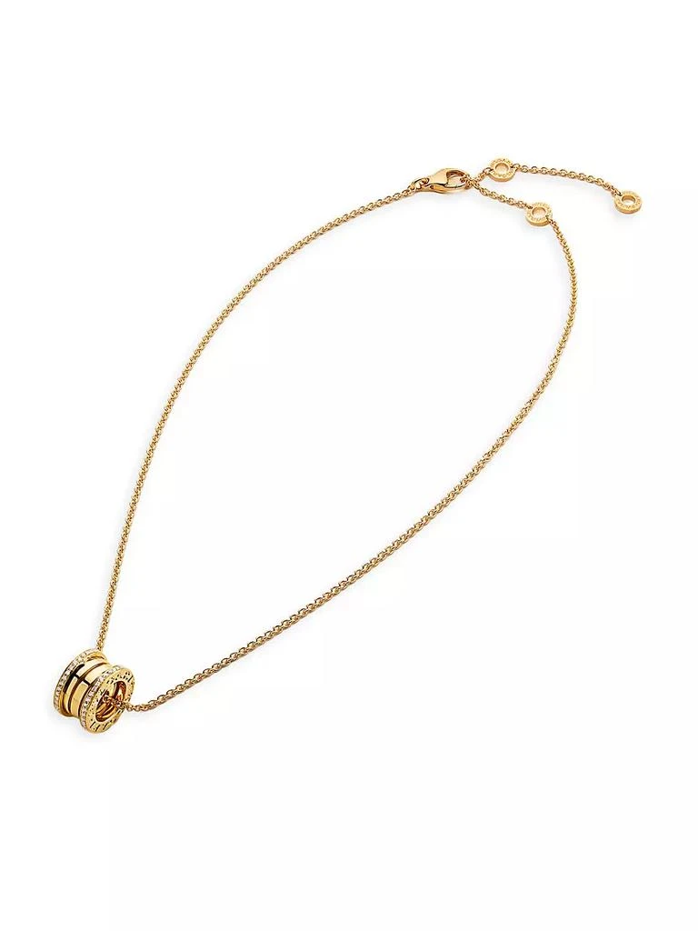 商品BVLGARI|B.Zero1 18K Yellow Gold & 0.41 TCW Diamond Pendant Necklace,价格¥57442,第1张图片