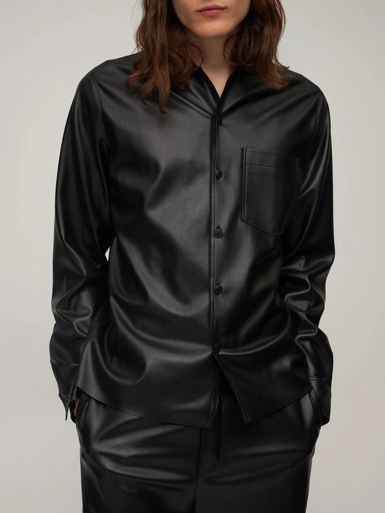 商品Nanushka|Faux Leather Shirt,价格¥1890,第2张图片详细描述