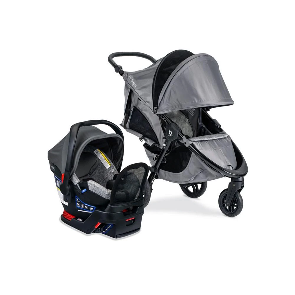商品Britax|宝得适安全提篮 快速自动折叠推车B-Free Sport B-Safe Gen2 Flex Fit Plus Travel System ,价格¥5233,第1张图片