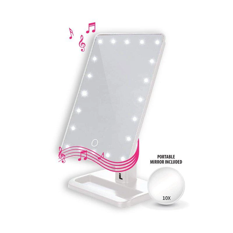 商品Life Authentics|Led Vanity Mirror With Hands Free Calling And Bluetooth Speaker,价格¥294,第1张图片