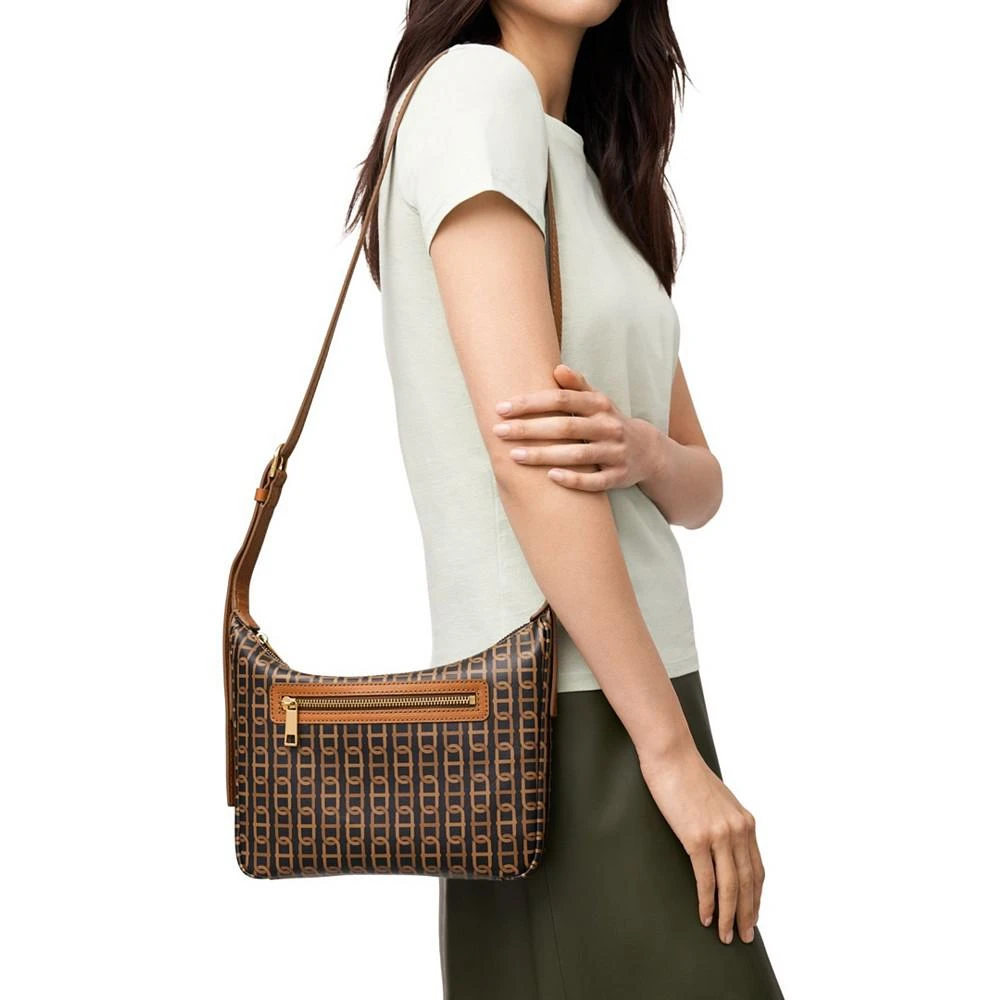 商品Fossil|Cecilia Leather Small Top Zip Crossbody Bag,价格¥1175,第5张图片详细描述