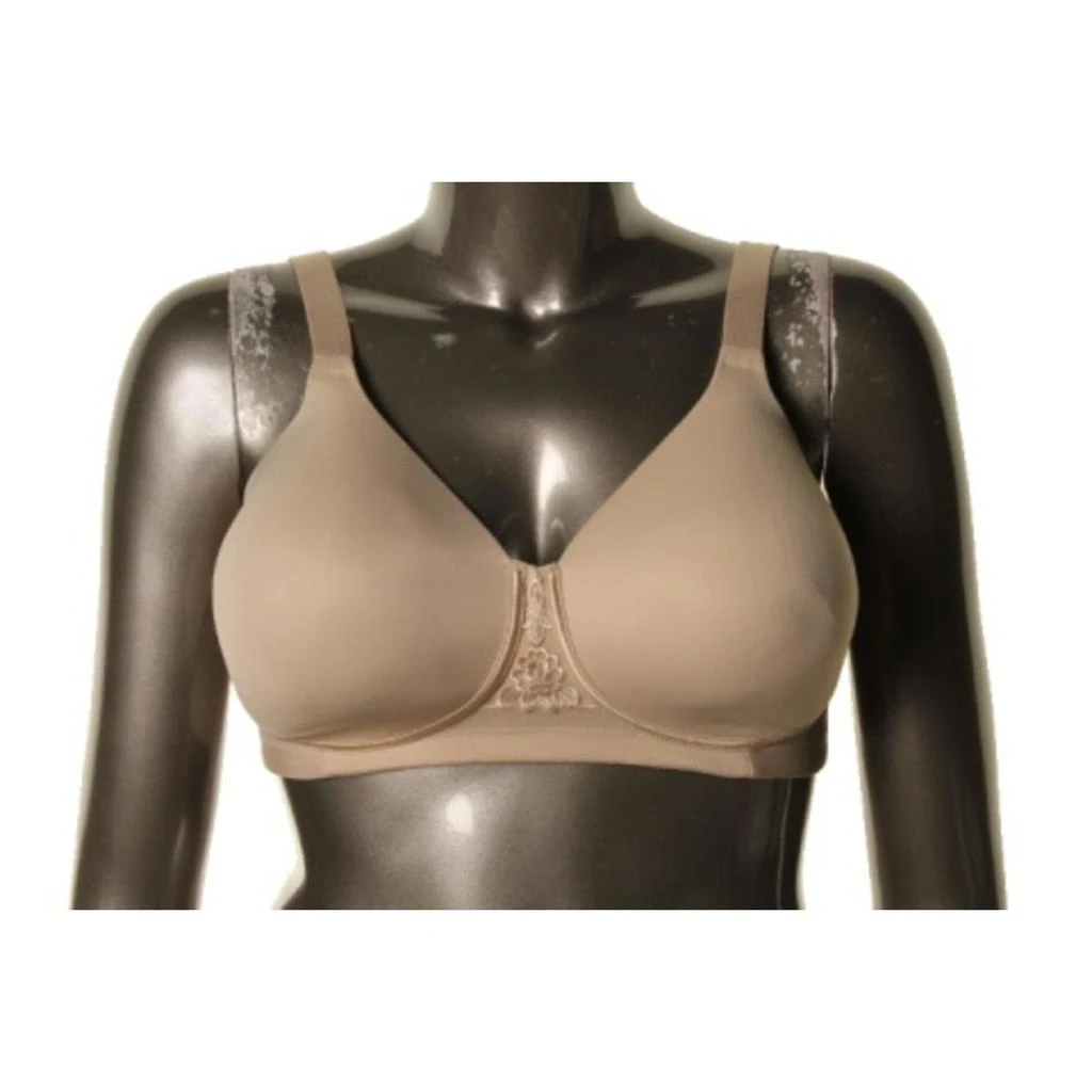 商品Vanity Fair|Vanity Fair Womens Lace-Trim Wireless Full Coverage Bra,价格¥70,第2张图片详细描述