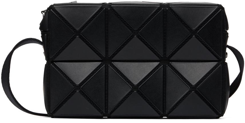 Issey Miyake]Black Cuboid Bag 人造革, 纺织面料衬里价格¥3992 | 别样