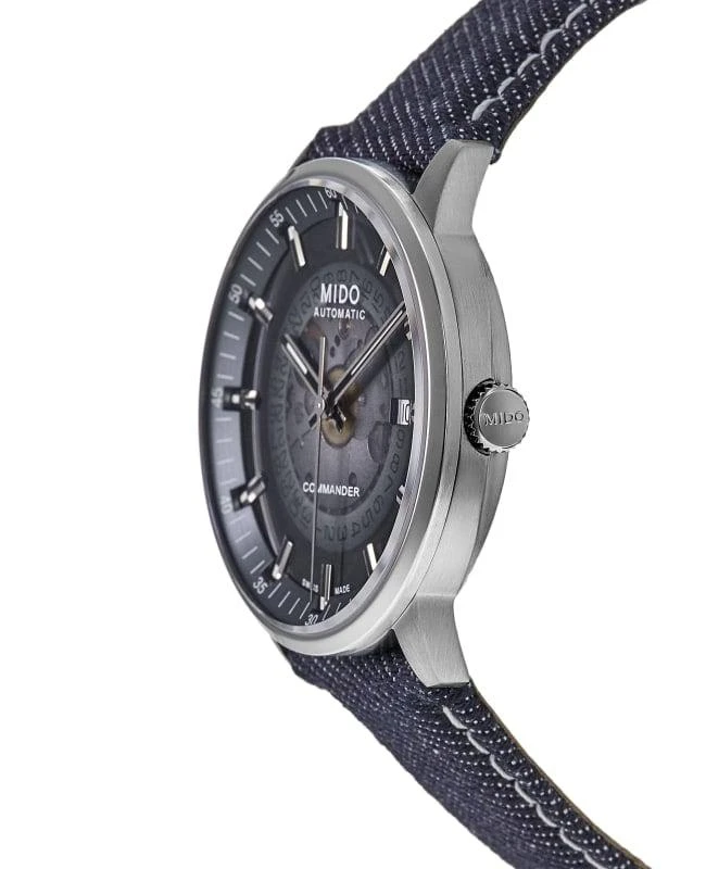 商品MIDO|Mido Commander Gradient Blue Dial Fabric Strap Men's Watch M021.407.18.411.00,价格¥5147,第3张图片详细描述