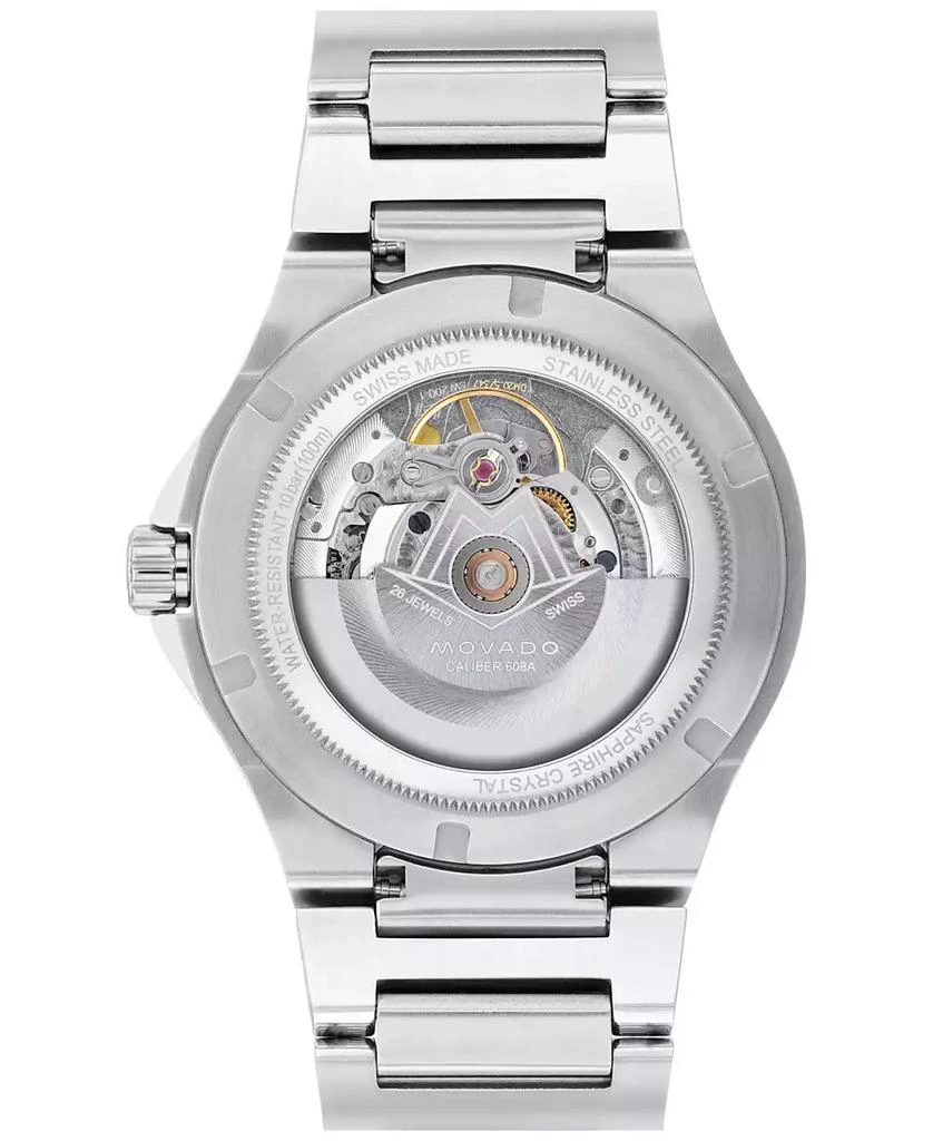 商品Movado|Men's Swiss Automatic Sports Edition Stainless Steel Bracelet Watch 41mm,价格¥14107,第3张图片详细描述