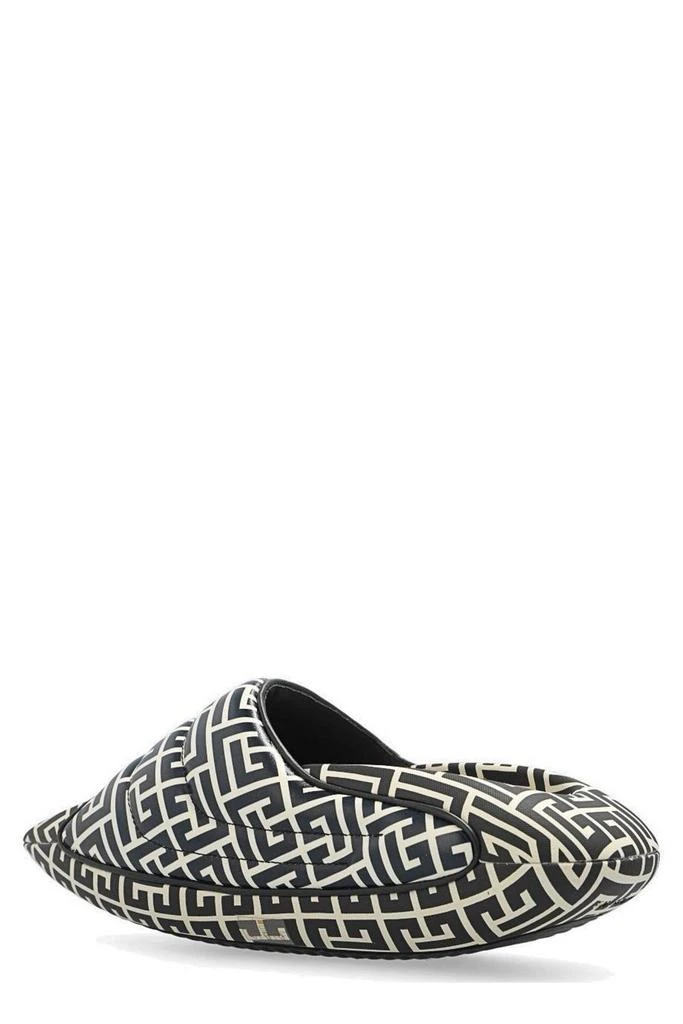 商品Balmain|Balmain B-IT Monogram Printed Quilted Mules,价格¥2151,第3张图片详细描述