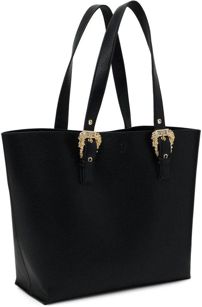 商品Versace|Black Lanyard Closure Tote,价格¥1317,第2张图片详细描述