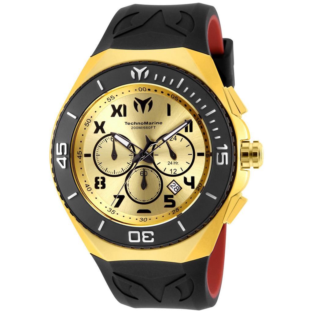 TechnoMarine Men's TM-215067 Manta Ocean 48mm Quartz Chronograph Watch商品第1张图片规格展示