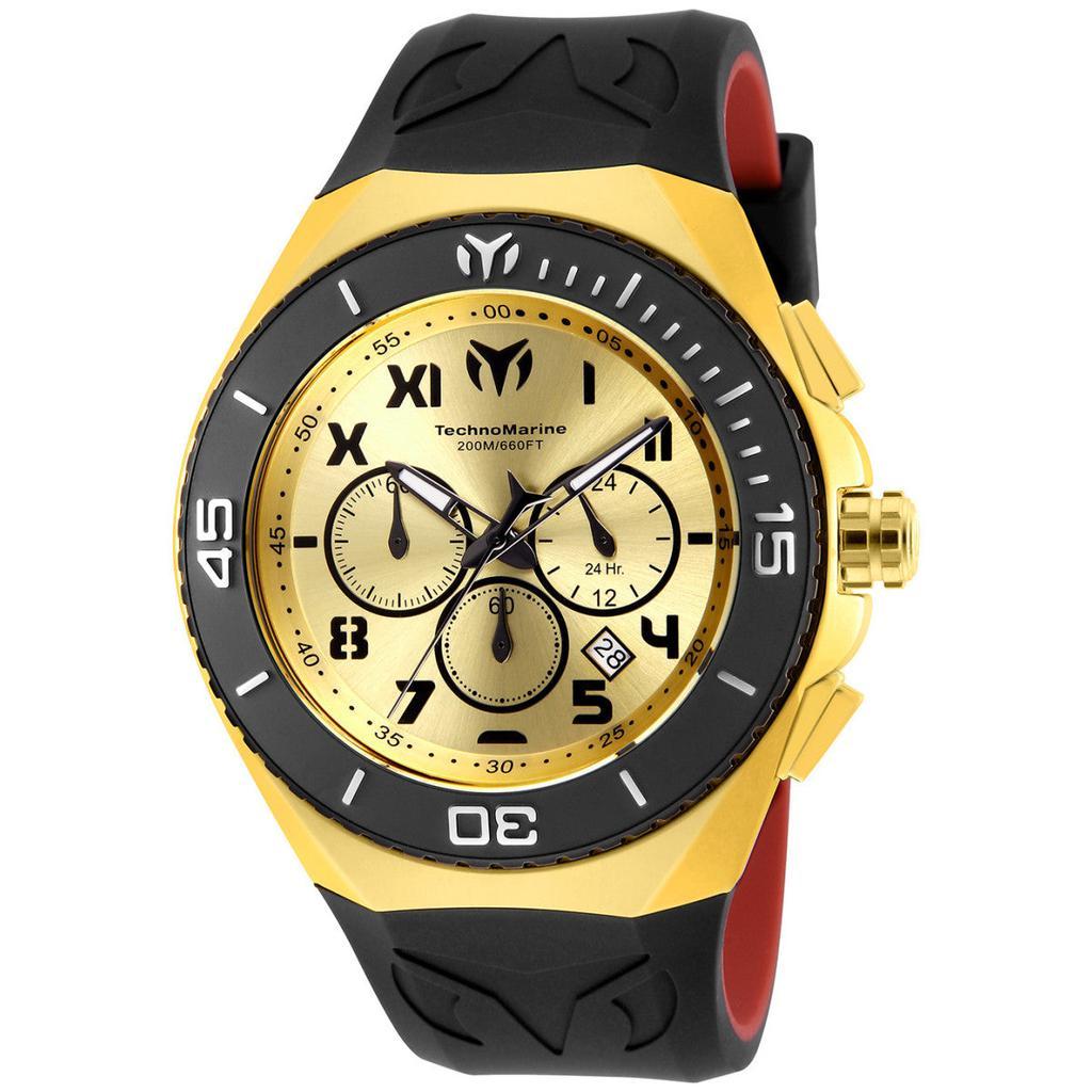 商品TechnoMarine|TechnoMarine Men's TM-215067 Manta Ocean 48mm Quartz Chronograph Watch,价格¥954,第1张图片