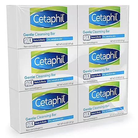 Cetaphil Gentle Cleansing Bar (4.5 oz., 6 pk.)商品第4张图片规格展示